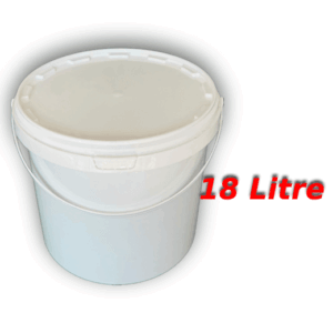 Decotone 18 Lt Plastik Kapaklı Kova Beyaz