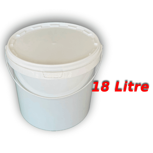 Decotone 18 Lt Plastik Kapaklı Kova Beyaz