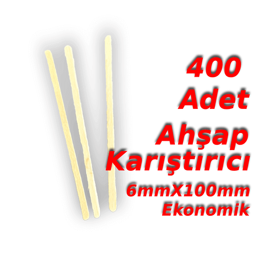 Decotone Ahşap Karıştırıcı 400’lü Paket - Görsel 2